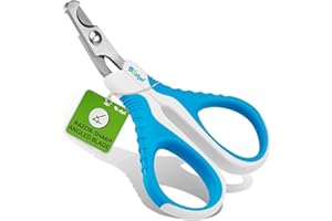 BOSHEL Cat Nail Clipper - Razor-Sharp & Angled Cat Clippers for Nails with Comfy Grip Handles. Lightweight & Safe Grooming Solution - Ideal for Smaller Pets