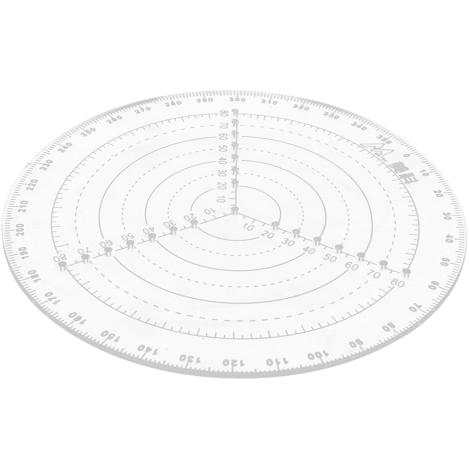 Circular Ruler Tool Mua DOITOOL Circular Ruler, Template, For Lathe Work, Woodworking and ...
