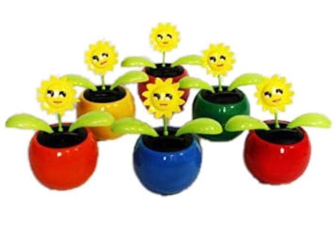HAAC 2er Set Solar Wackelblume Blume Sonne