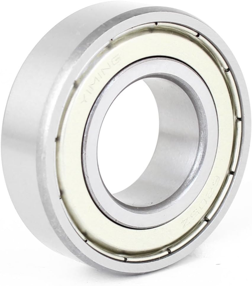 sourcing map 6205ZZ Double Metal Shields Deep Groove Ball Bearing 25mm x 52mm x 15mm, 6205ZZ (1Qty)