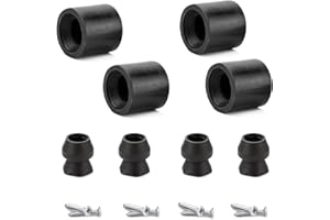 doufuhua Horse Trailer Accessories and Parts Replacement for Trailer Door Holder Kit Horse Trailer Window Bumper Fits for Most RV Trailer, Set of 4.