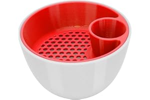 Oreilet Pistachio Bowl, Snack Serving Bowl with Shell Storage, Double Dish Nut Bowls for Fruit, Nuts, Peanuts, Cherries, Popc