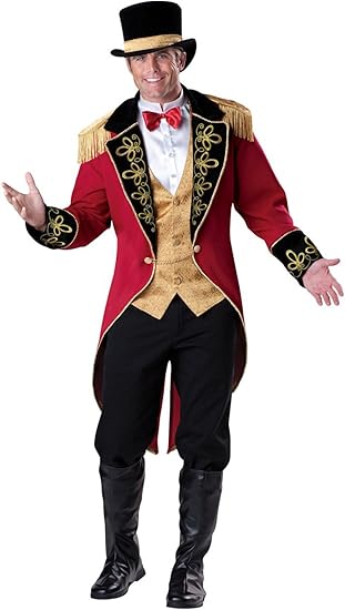 Amazon Com Incharacter Great Ringmaster Adult Costume Clothing Amazon Com Incharacter Great Ringmaster Adult Costume Clothing
