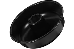 ROMISBABA Angel Food Cake Pan 7.6 Inch Round Aluminum Tube Pan for Multipurpose Cake and Fondant Baking