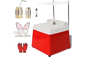 Podoy Stained Grinders Glass, Mini Power Industrial Glass Ceramics Grinding Tool with 5/8" + 1" Diamond Grinder Bit + Acrylic