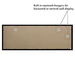 Americanflat 10x30 Picture Frame in Black