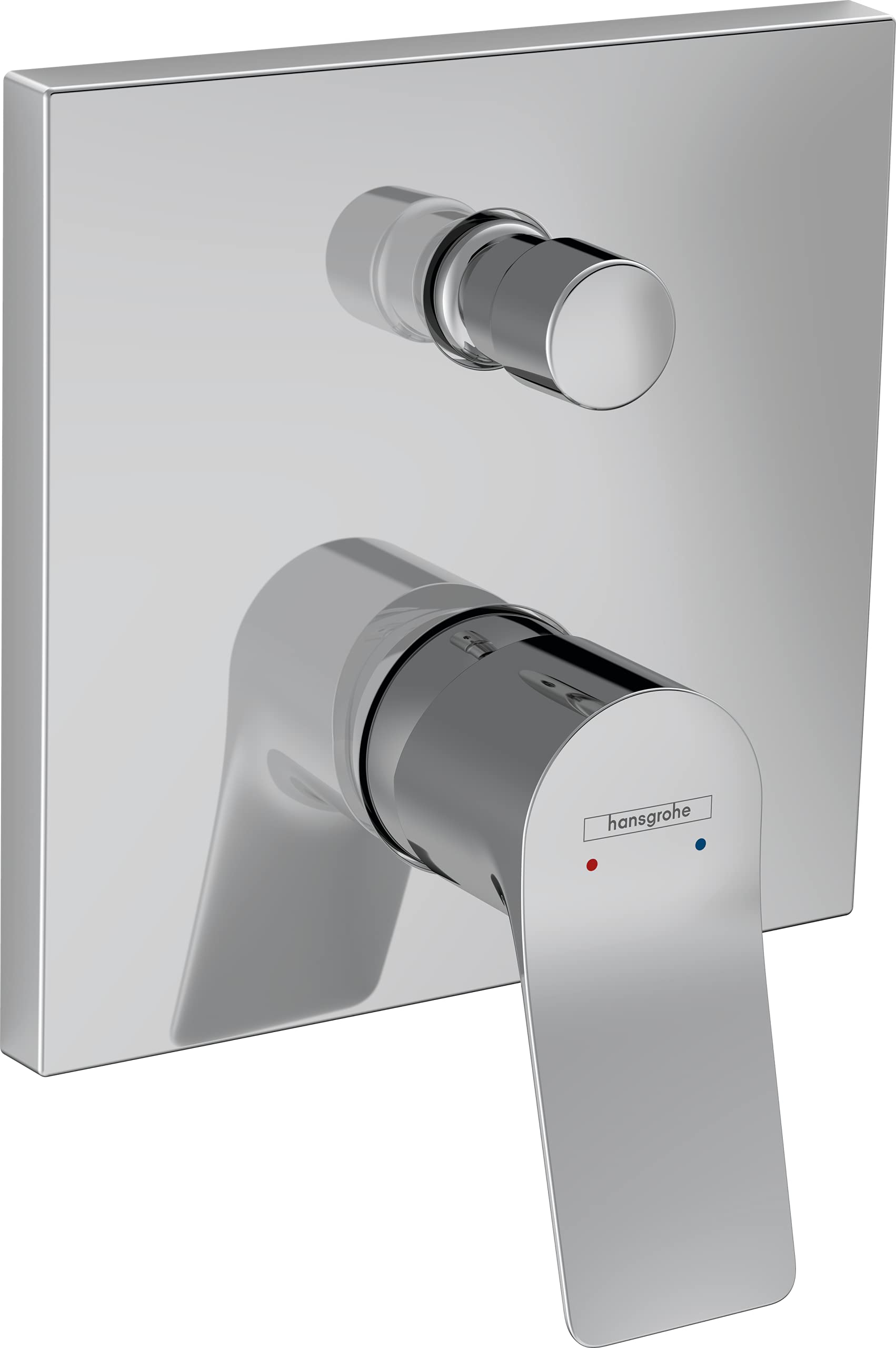hansgrohe Vivenis Single lever bath mixer for concealed installation with integrated security combination according to EN1717, chrome, 75416000