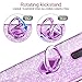 VEGO Galaxy S9 Plus (Not S9) Case Glitter Bling Diamond Case with Kickstand Rhinestone Bumper Sparkly Luxury Slim Soft Protective Case with Ring Stand for Samsung Galaxy S9 Plus (Purple)