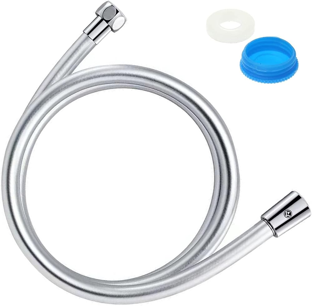 ZatRuiZE 1.5m PVC Shower Hose Replacement Pipe High-Pressure Flexible Universal