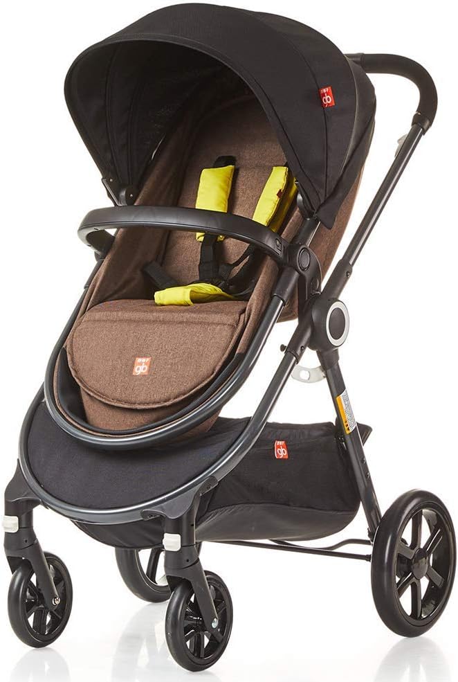 LMZJLU Cochecito Compacto y Liviano, Plegable con Una Mano + Área De