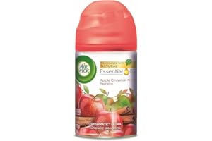Air Wick Pure Freshmatic Refill Automatic Spray, Apple Cinnamon Medley, 1ct, Air Freshener, Essential Oil, Odor Neutralization, Packaging May Vary