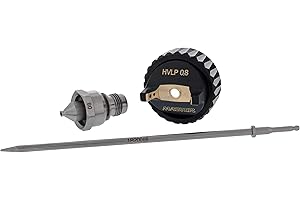 MASTER AIRBRUSH 0.8 mm Needle, Fluid Nozzle and Air Cap Set Only - Atomizing Set Fits a Master Elite PRO-22 Series HVLP Touch-Up Spray Gun - for Automotive Basecoats, Topcoats, Clearcoats - Paint Detail, Spot Repair