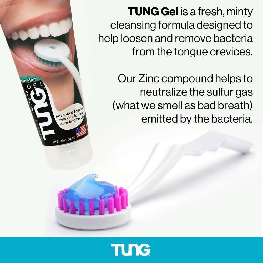 The Original TUNG Brush - 2 Pack - Tongue Cleaner (Colors Vary) : Tongue Cleaners : Health & Personal Care