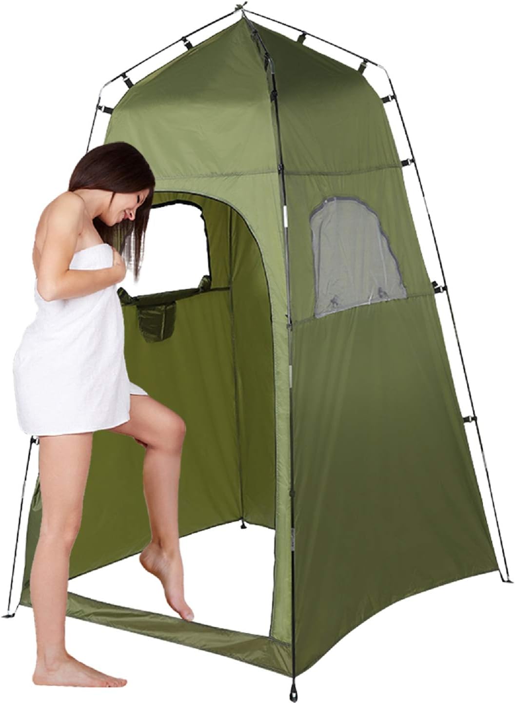 SOONHUA Changing Room Privacy Tent,Easy Set Up-with Portable Carrying Bag for Outdoor Camping Beach Foldable Shower Room Camp Toilet Tent