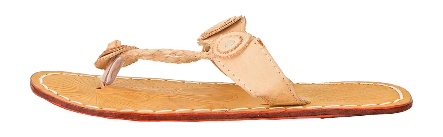 women's leather kolhapuri desginer chappal