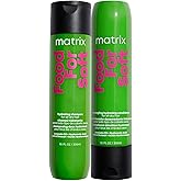 Matrix Food For Soft Shampoo & Conditioner Set For Dry and Brittle Hair - Moisturizes, Detangles and Cleanses, With Hyaluronic Acid & Avocado Oil