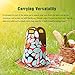 Ofeily Lunch Tote, Lunch boxes Lunch bags with Fine Neoprene Material Waterproof Picnic Lunch Bag Mom Bag (Leaf)