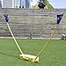 Goplus Portable Badminton Set Outdoor Folding Adjustable Badminton Net 10Ft w/Stand, Carry Box (2 Player)