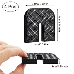 Rubber Isolator Pad 4 Pack Air Conditioner Shock