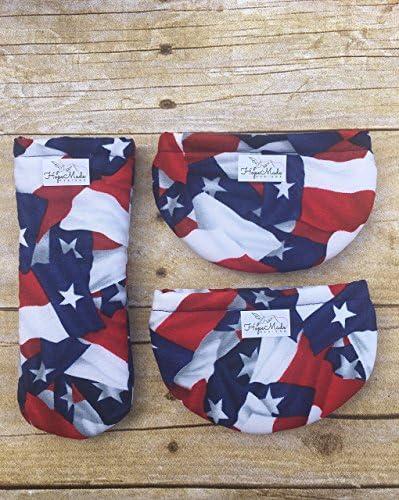 Cookware Oven Hot Pad and Pot Handle Holder in Texas Flag print