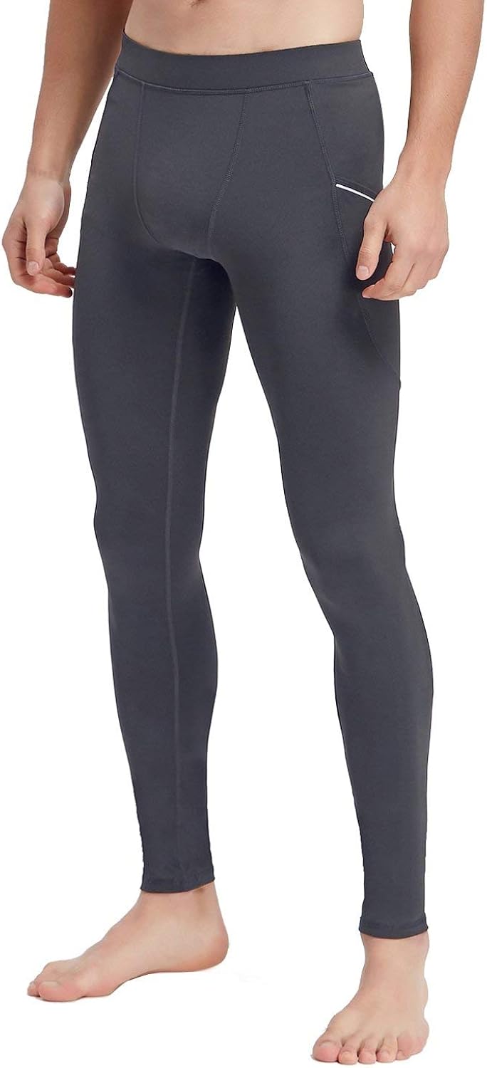 Willit Men's Active Yoga Leggings Pants Dance Running Tights with Pockets Cycling Workout Pants Quick Dry : Clothing