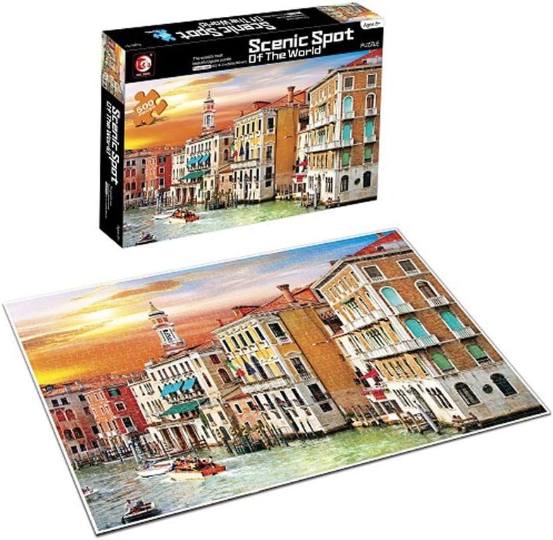 VZEXA Jigsaw Puzzles 500 Piece Puzzle Game Interesting Intellective Educational Toys Home Game Preschool Puzzles Toy Personalized Gift for Adults Teen Kids (B,50.8cm36cm)