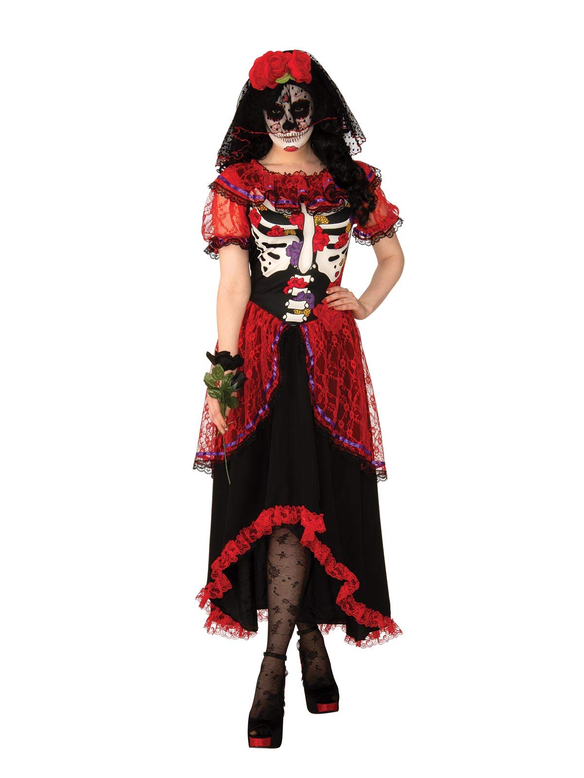 Rubie's 700873_S Opus Collection Day of the Dead Adult Woman Costume Women's Sized, Shown
