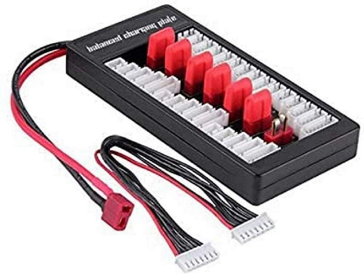 YUNIQUE UK 1 Piece 2-6S Parallel LiPo Life Li-ion Battery Balance Charging Board Connect Plate T Connector Plug