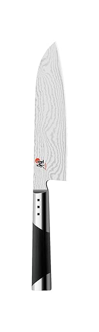title=Miyabi, 7000D, Coltello da cucina giapponese Santoku, con lama damascata a 65