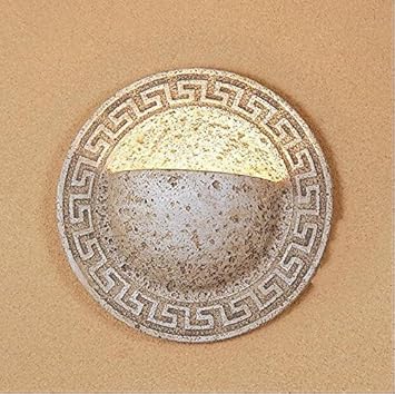 Applique Murale Imitation Pierre GBT Haiyan ModernePastoral Imitation Pierre Cercle Applique Salon  Applique Murale Imitation Pierre