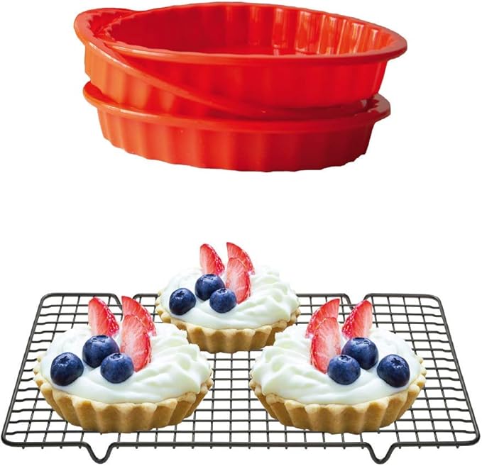 Silicone Mini Round Pie Pan NonStick Silicone