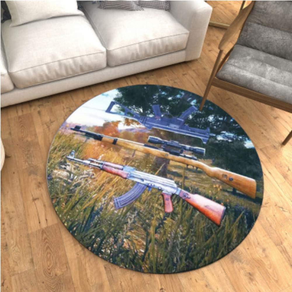 ZRY Alfombra Redonda Juego De Dibujos Animados Agarrar Dormitorio