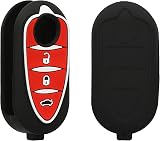 kwmobile Silicone Key Cover for Alfa Romeo MiTo Giulietta Brera 159 3-Button view 8