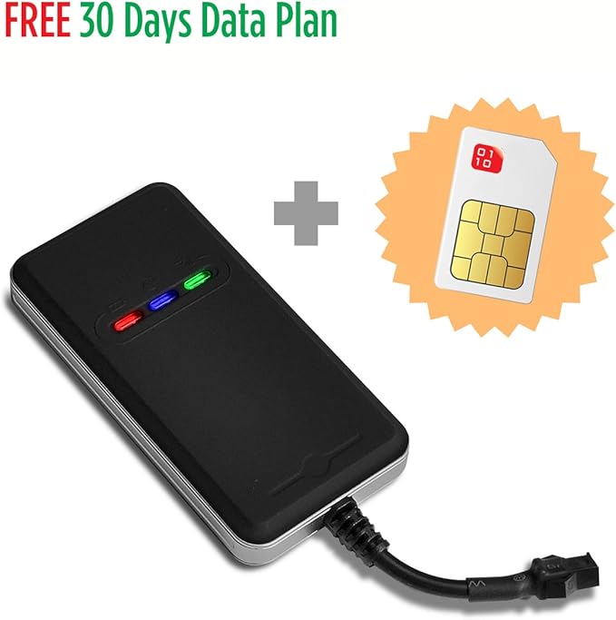 Mini GPS Tracker for vehicle with realtime tracking, includes SIM card