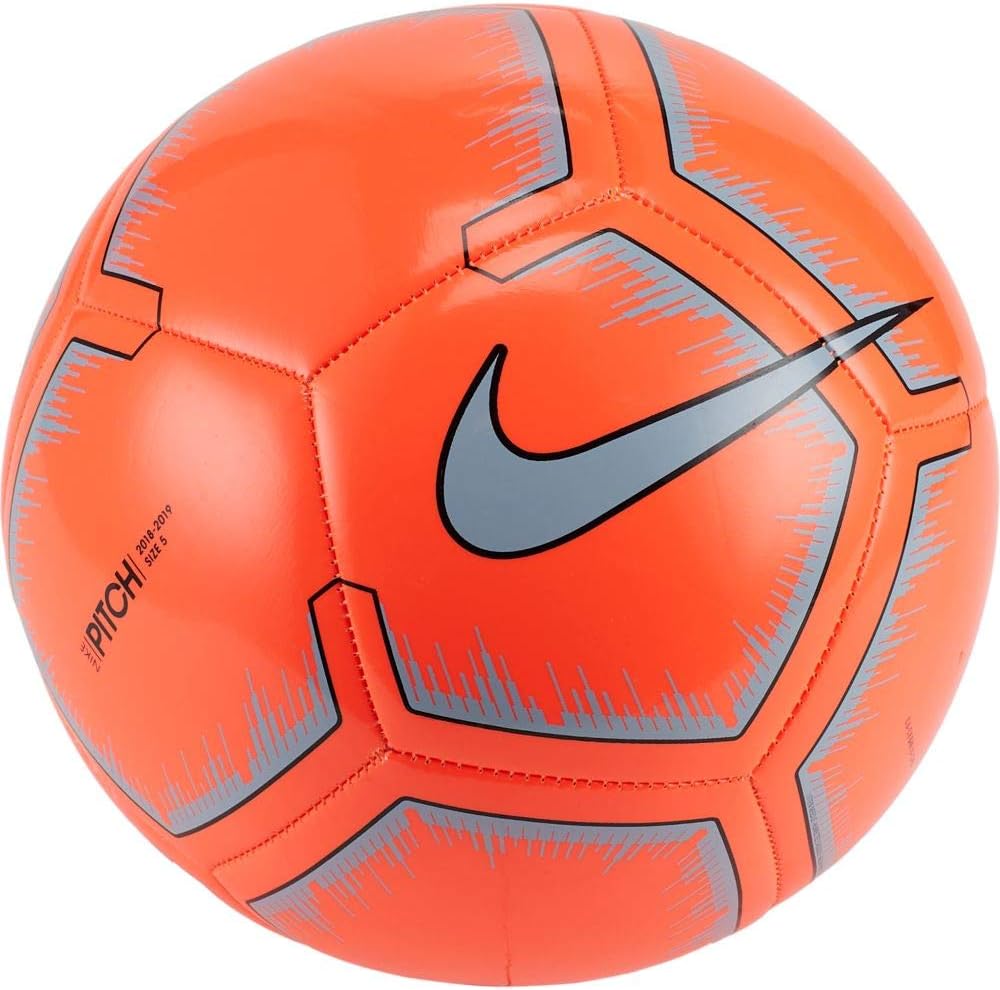 nike pitch soccer ball orange