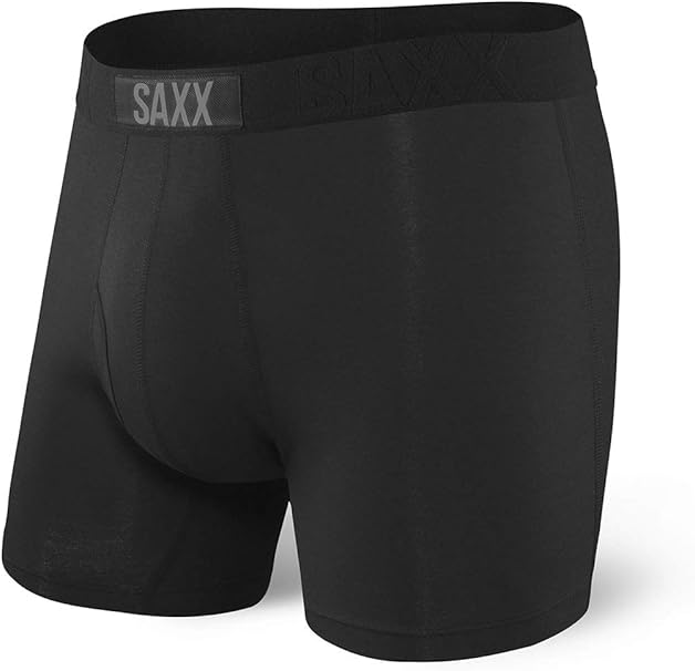 Saxx Underwear Co Boxershorts Ultra Boxershorts Mit Fly Und Builtin Ballpark Pouch Support Herren Unterwasche Schwarz X Large Amazon De Bekleidung