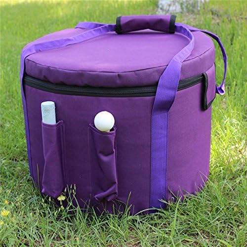Kindian Crystal Singing Bowl Carry Case Travelling Bag For Size 9-10 inch,Purple