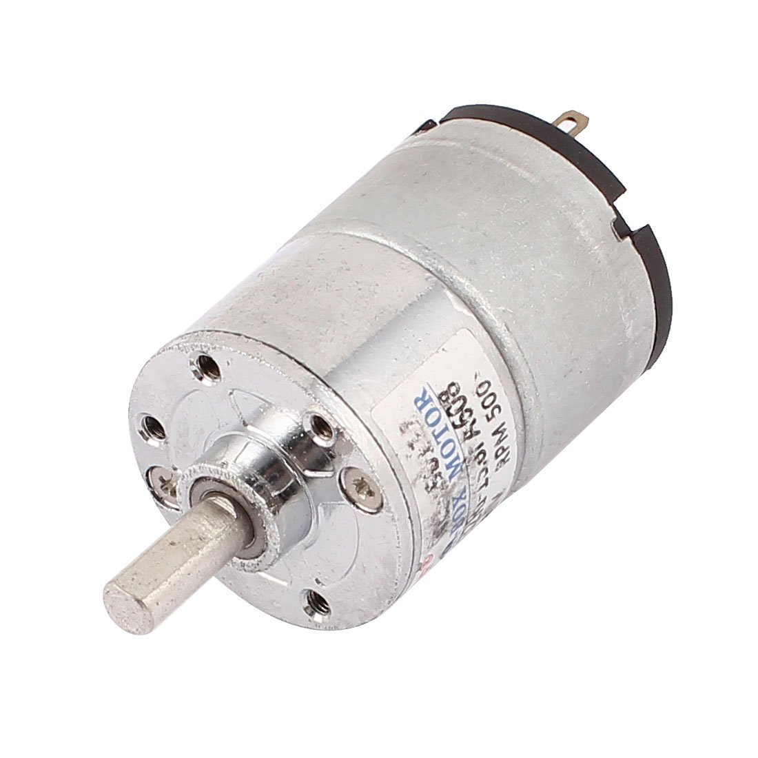 Sourcingmap DC 12V 400-500RPM Electric Powerful High Torque Gear Box Motor