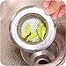 2PCS Stainless-Steel Kitchen Sink Strainer - Large Wide Rim 4.5 inches Diameter - Perfect for Kitchen Sinks (Large)