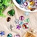 Tatuo 140 Pieces Large Gemstones Flatback Acrylic Gems Large Craft Rhinestones Embellishments Colorful Flat Back Gem Jewels for DIY Crafts, Table Scatters, Wedding, Birthday Decoration Favor