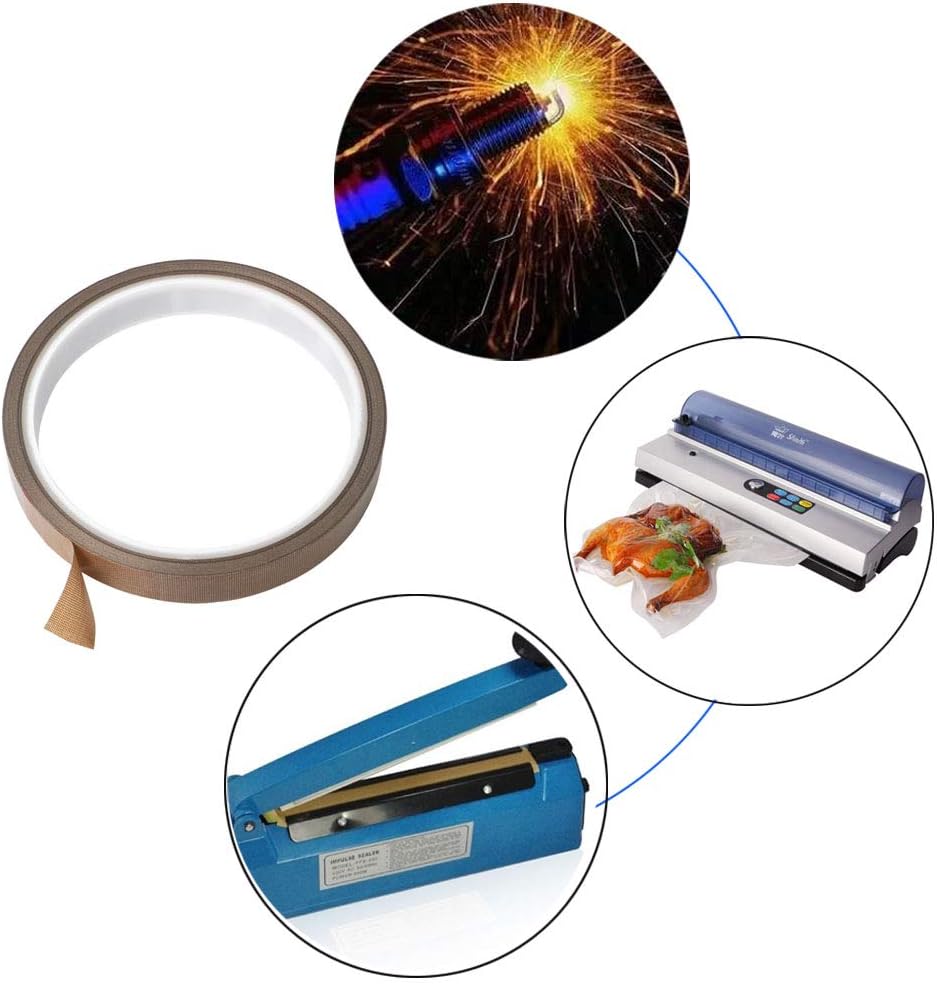 GTIWUNG High Temp Tape, PTFE Tape/Teflon Tape, High Temperature Adhesive - Image 5