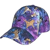 Cat Baseball Cap Adjustable Snapback Trucker Caps Casual Sun Hat Anime Hats for Women Men Teens