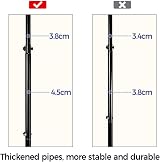 Yaheetech Portable Basketball Hoop Stand 170.5-230.5 cm Height Adjustable view 8