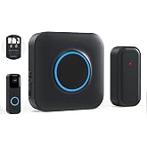 BITIWEND Wireless Doorbell Chime for Blink - Compatible with Blink Video Doorbell and Blink Video Doorbell (2nd Gen) with Wired Transmitter (1 Video Doorbell Extender 1 Receiver）