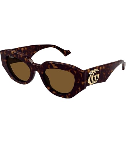 Gucci Women's Cat Eye Sunglasses, Black-Black-Grey, One Size at