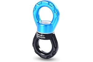 PACEARTH Swing Swivel 35KN Breaking Strength 360° Rotator Safety Rotational Device Hanging Accessory for Rock Climbing, Hanging Hammock, Web Tree Swing, Aerial Dance, Children's Swing Spinner Hanger