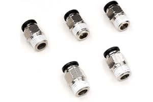 5/16 Air Fittings Push to Connect Fittings,CEKER PC 5/16 Od x 1/4" NPT Air Lines Fittings Male Thread Pneumatic Fitting 5/16 