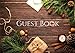 Guest Book: Christmas Guest Book, Message Log Keepsake Notebook, 96 Pages by Guest Book Collection