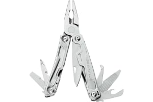LEATHERMAN, Rev Pocket Size Multitool with Package Opener and Screwdrivers, Stainless Steel