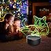 3D Night Light Pet Cat 3D Lamp Optical Illusion Nightlights Touch Switch Bedside Lamp 7 Colors Changing LED Lamps Perfect Birthday Gifts for Girls Kids Children Boys Adults Women (N01 Pet Cat)